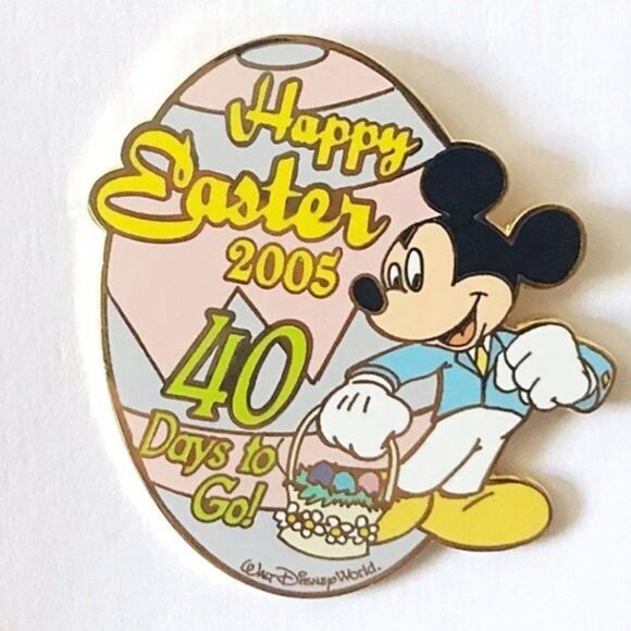 Mickey Easter 2005 Countdown Disney Pin 37556 - Picture 1 of 3